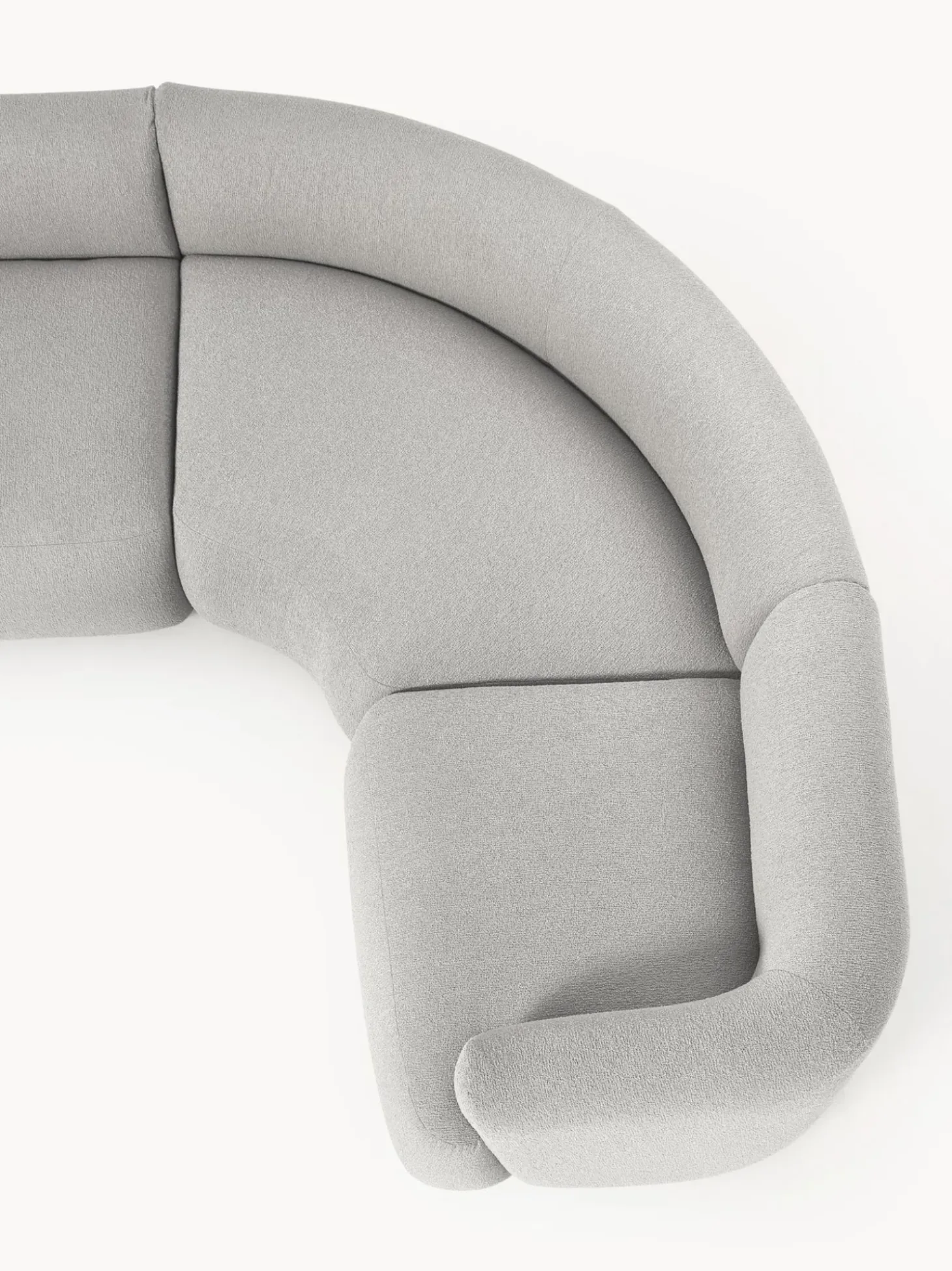 Sofa Rinconera Modular En Tejido Boucle Sofia (4 Plazas)