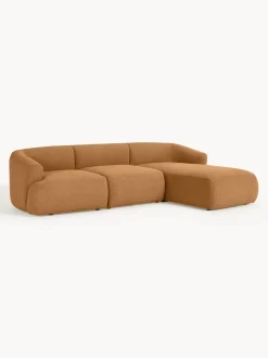 Sofa Rinconera Modular En Tejido Boucle Sofia (3 Plazas)