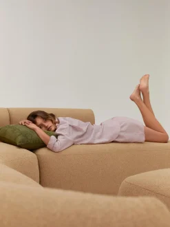 Sofa Rinconera Modular En Tejido Boucle Sofia (4 Plazas)