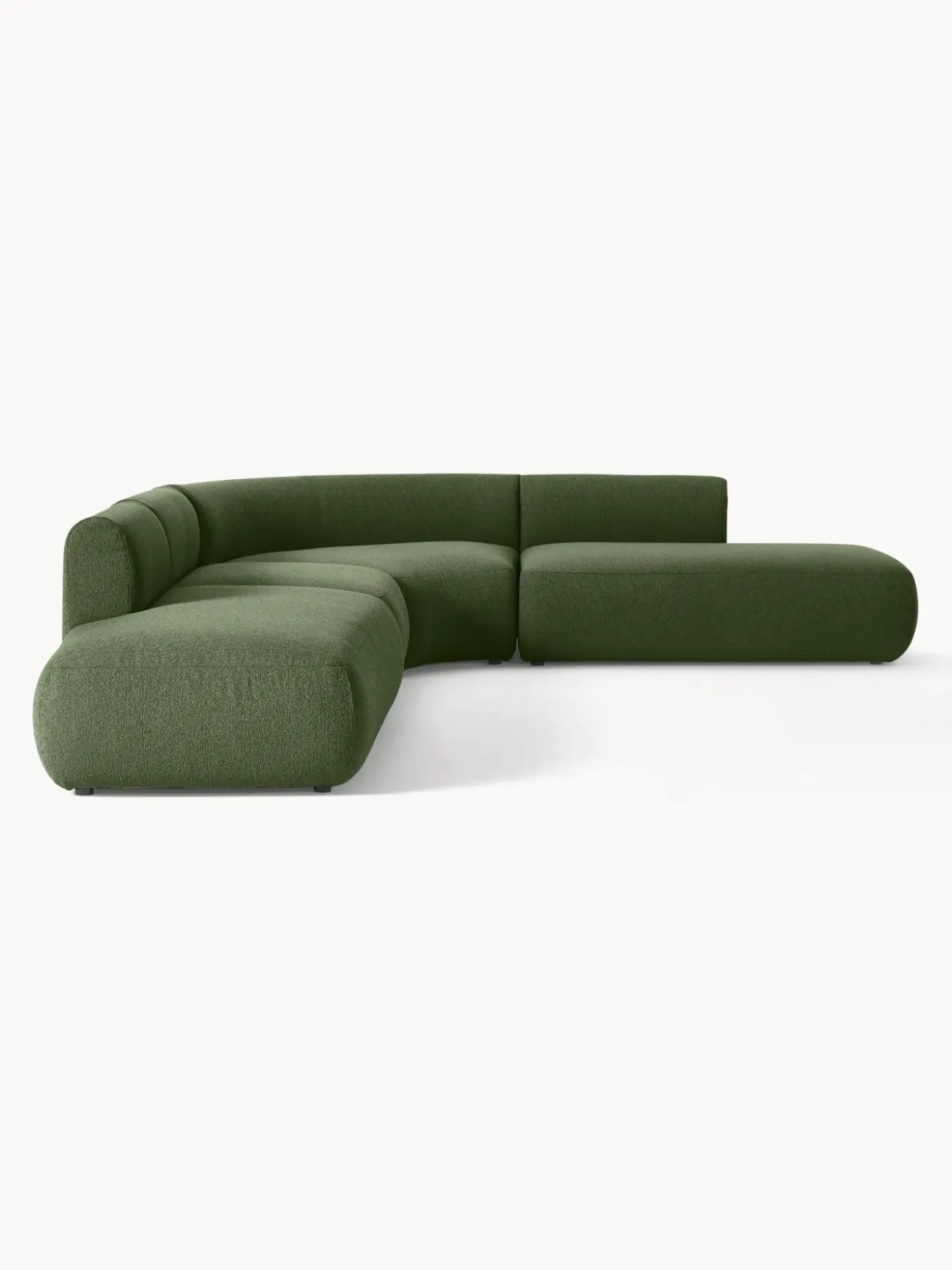 Sofa Rinconera Modular En Tejido Boucle Sofia (4 Plazas)
