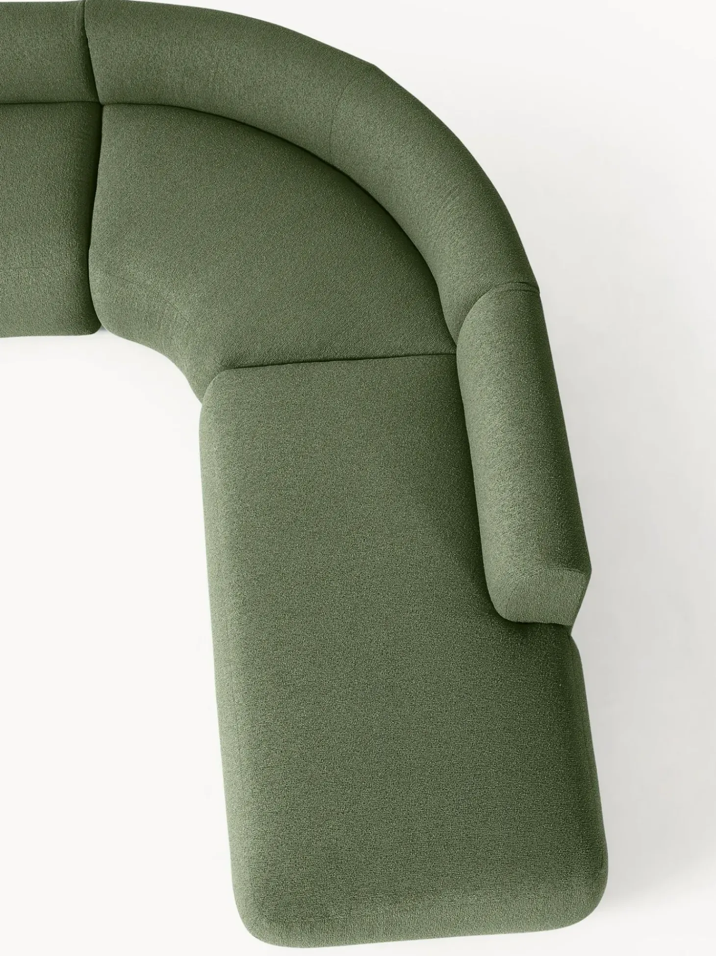 Sofa Rinconera Modular En Tejido Boucle Sofia (4 Plazas)