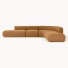 Sofa Rinconera Modular En Tejido Boucle Sofia (4 Plazas)
