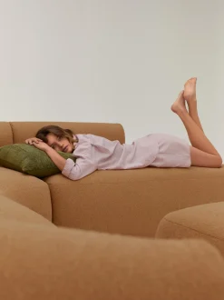 Sofa Rinconera Modular En Tejido Boucle Sofia (4 Plazas)