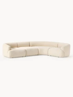 Sofa Rinconera Modular En Tejido Boucle Sofia (4 Plazas)