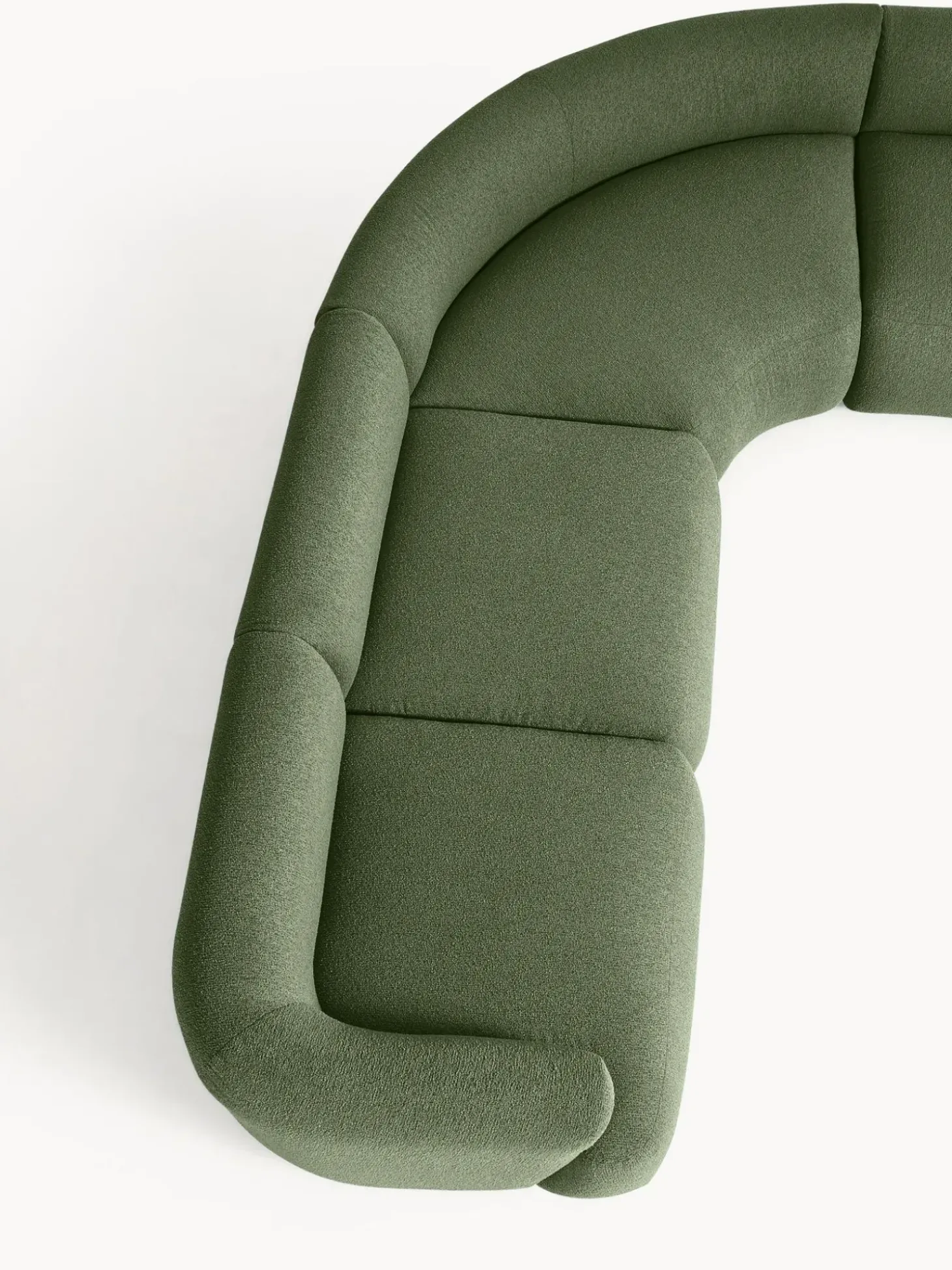 Sofa Rinconera Modular En Tejido Boucle Sofia (4 Plazas)