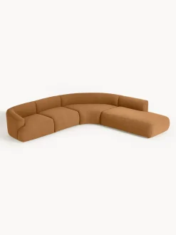 Sofa Rinconera Modular En Tejido Boucle Sofia (4 Plazas)