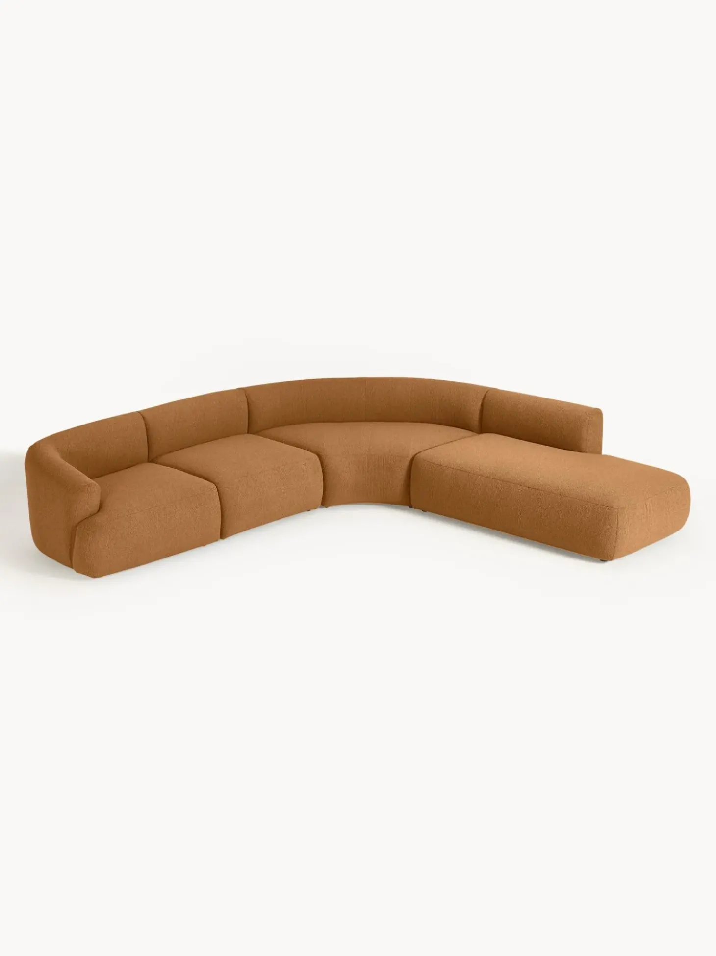 Sofa Rinconera Modular En Tejido Boucle Sofia (4 Plazas)
