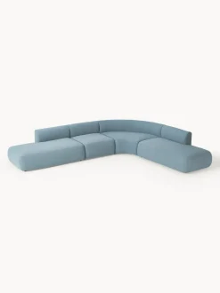 Sofa Rinconera Modular En Tejido Boucle Sofia (4 Plazas)