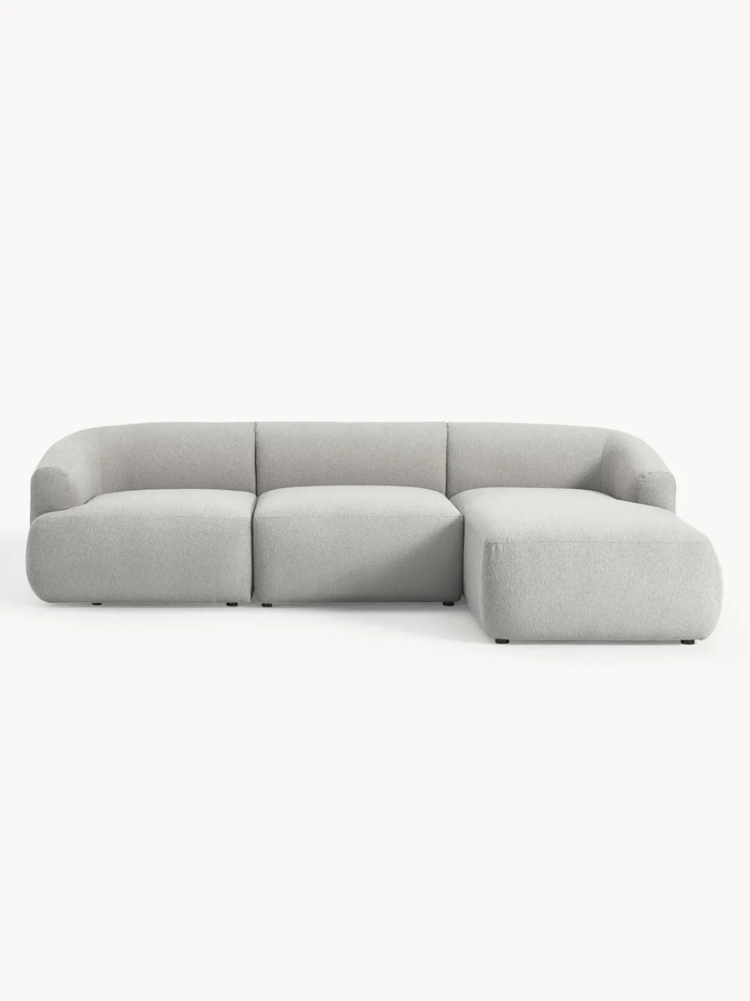 Sofa Rinconera Modular En Tejido Boucle Sofia (3 Plazas)