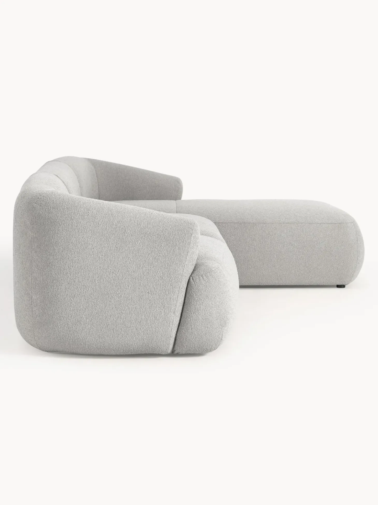 Sofa Rinconera Modular En Tejido Boucle Sofia (3 Plazas)
