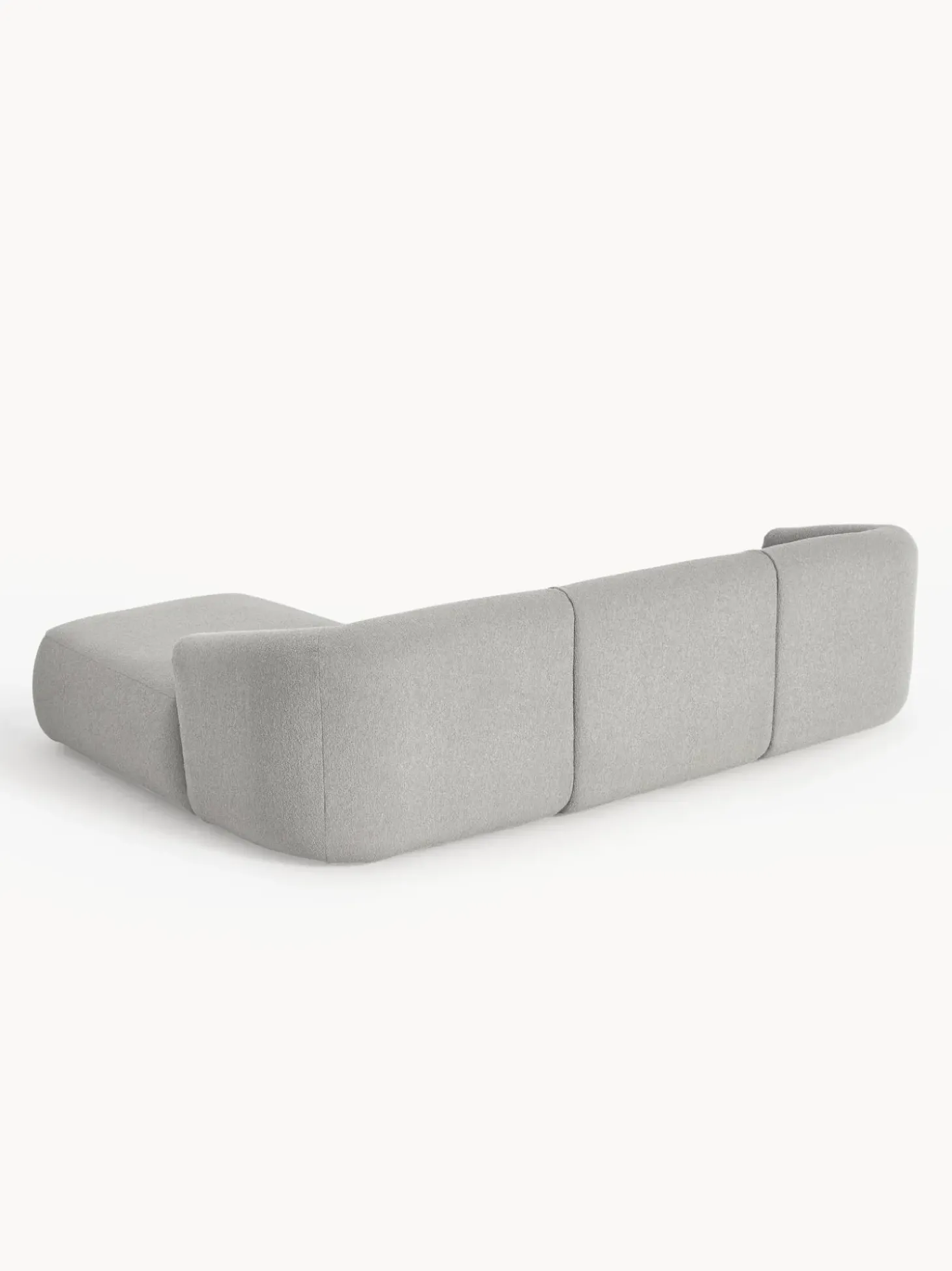 Sofa Rinconera Modular En Tejido Boucle Sofia (3 Plazas)