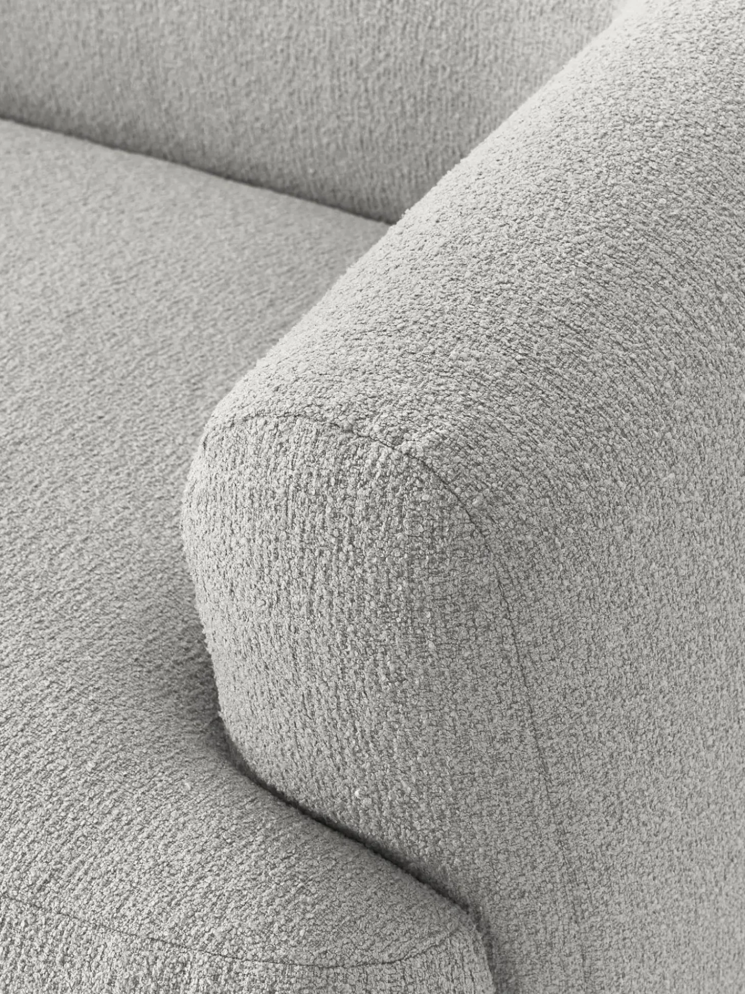 Sofa Rinconera Modular En Tejido Boucle Sofia (3 Plazas)