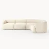 Sofa Rinconera Modular En Tejido Boucle Sofia (4 Plazas)