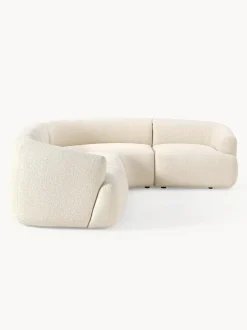 Sofa Rinconera Modular En Tejido Boucle Sofia (4 Plazas)