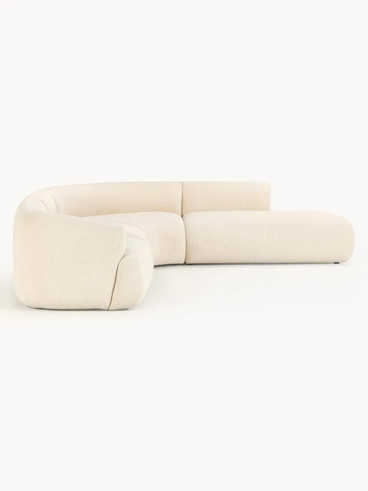 Sofa Rinconera Modular En Tejido Boucle Sofia (4 Plazas)