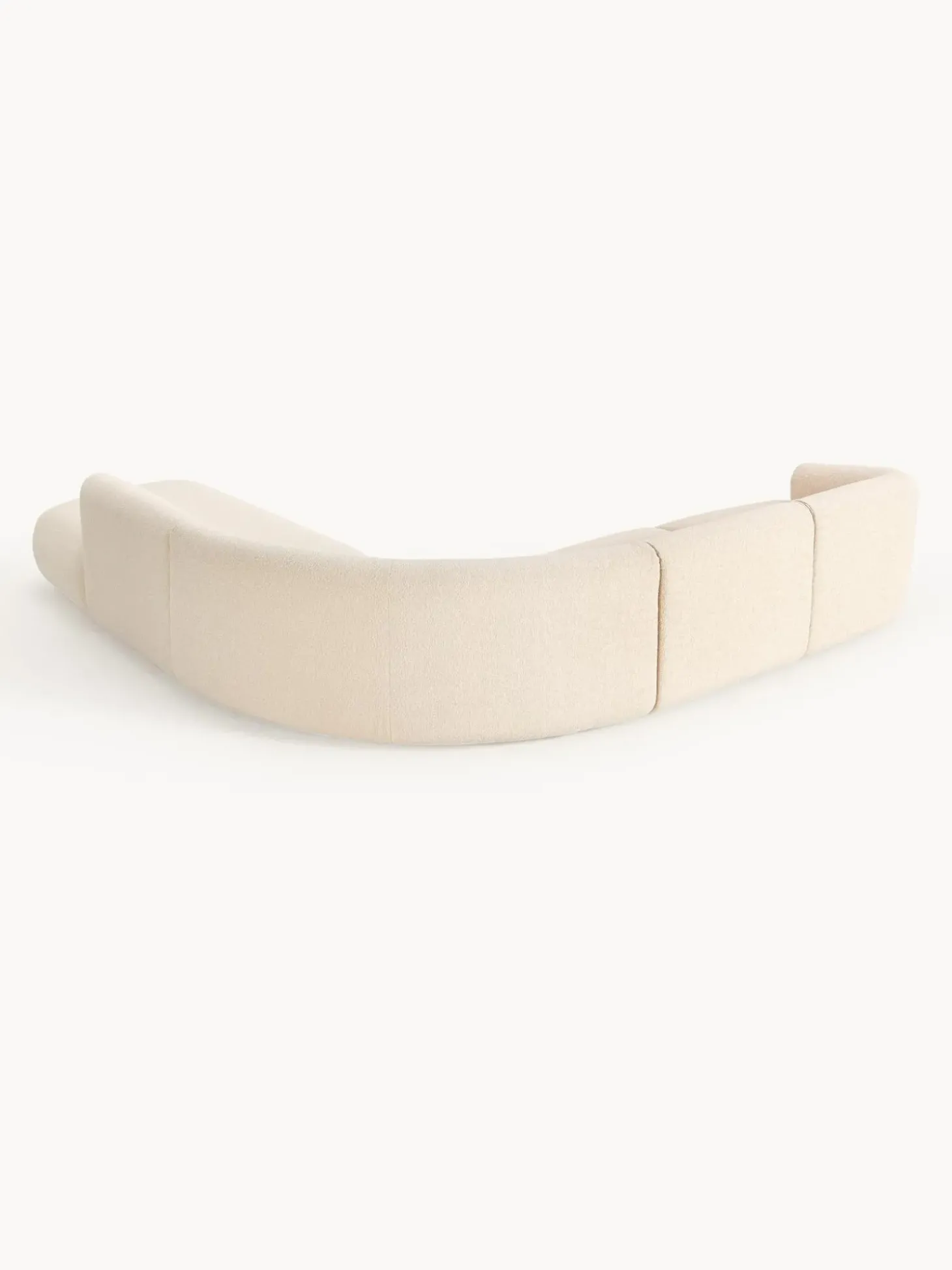 Sofa Rinconera Modular En Tejido Boucle Sofia (4 Plazas)