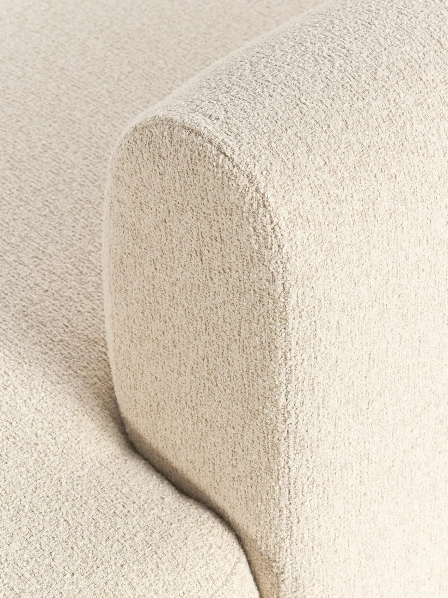 Sofa Rinconera Modular En Tejido Boucle Sofia (4 Plazas)