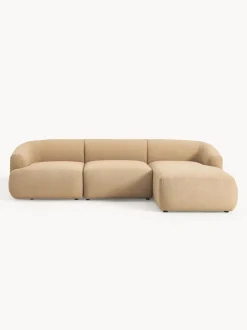 Sofa Rinconera Modular En Tejido Boucle Sofia (3 Plazas)