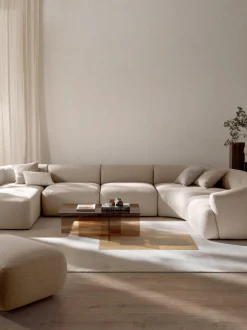 Sofa Rinconera Modular En Tejido Boucle Sofia