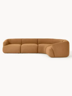 Sofa Rinconera Modular En Tejido Boucle Sofia (4 Plazas)