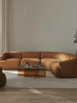 Sofa Rinconera Modular En Tejido Boucle Sofia (4 Plazas)