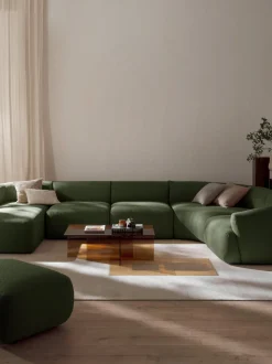 Sofa Rinconera Modular En Tejido Boucle Sofia
