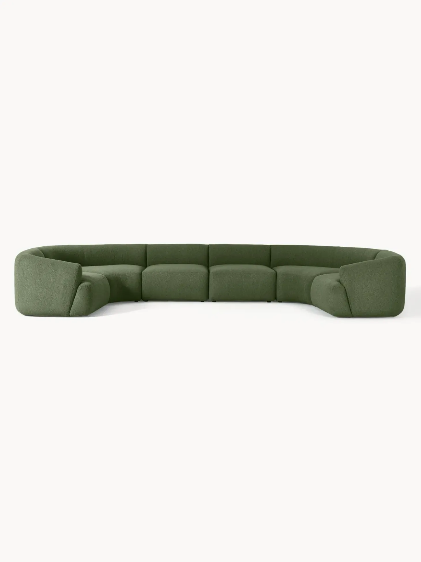 Sofa Rinconera Modular Grande En Tejido Boucle Sofia