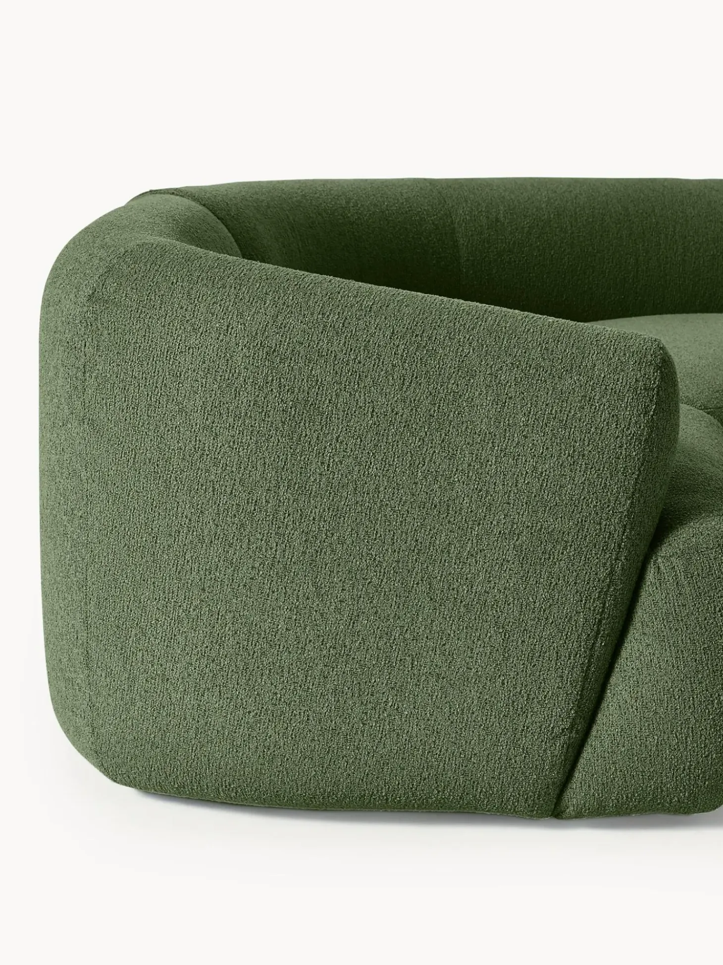 Sofa Rinconera Modular Grande En Tejido Boucle Sofia