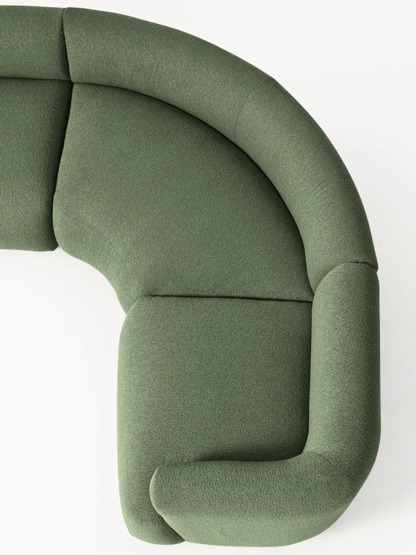 Sofa Rinconera Modular Grande En Tejido Boucle Sofia