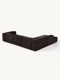 Sofa Rinconera Modular Grande De Cuero Reciclado Lennon
