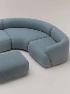 Sofa Rinconera Modular Grande En Tejido Boucle Sofia