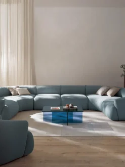 Sofa Rinconera Modular Grande En Tejido Boucle Sofia
