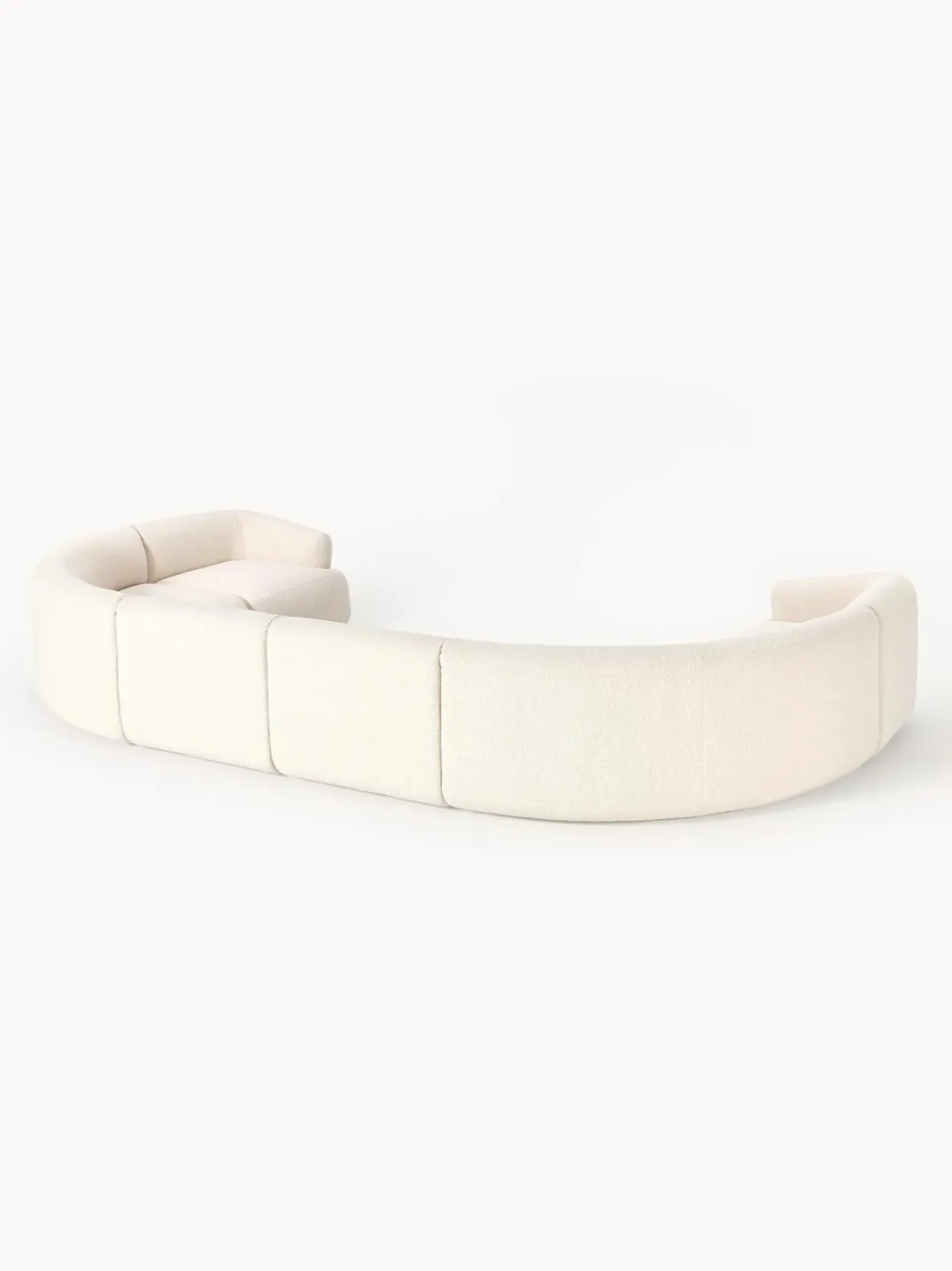 Sofa Rinconera Modular Grande En Tejido Boucle Sofia