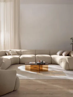 Sofa Rinconera Modular Grande En Tejido Boucle Sofia