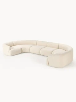 Sofa Rinconera Modular Grande En Tejido Boucle Sofia