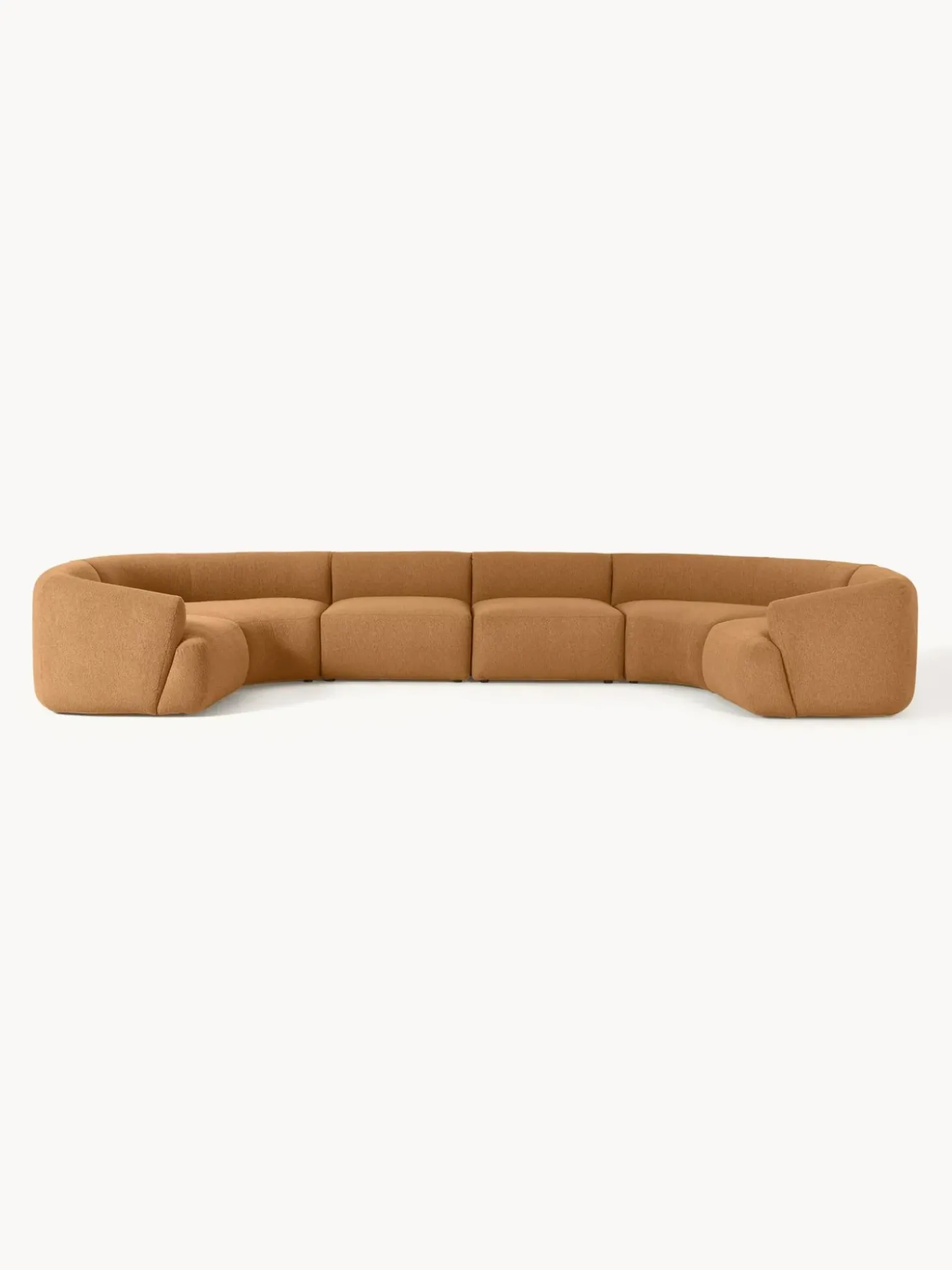 Sofa Rinconera Modular Grande En Tejido Boucle Sofia