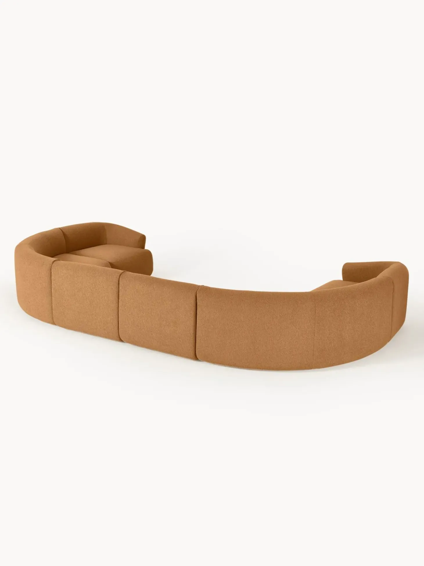 Sofa Rinconera Modular Grande En Tejido Boucle Sofia