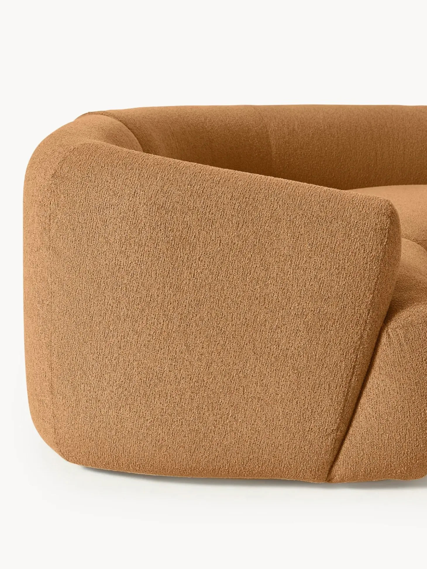 Sofa Rinconera Modular Grande En Tejido Boucle Sofia