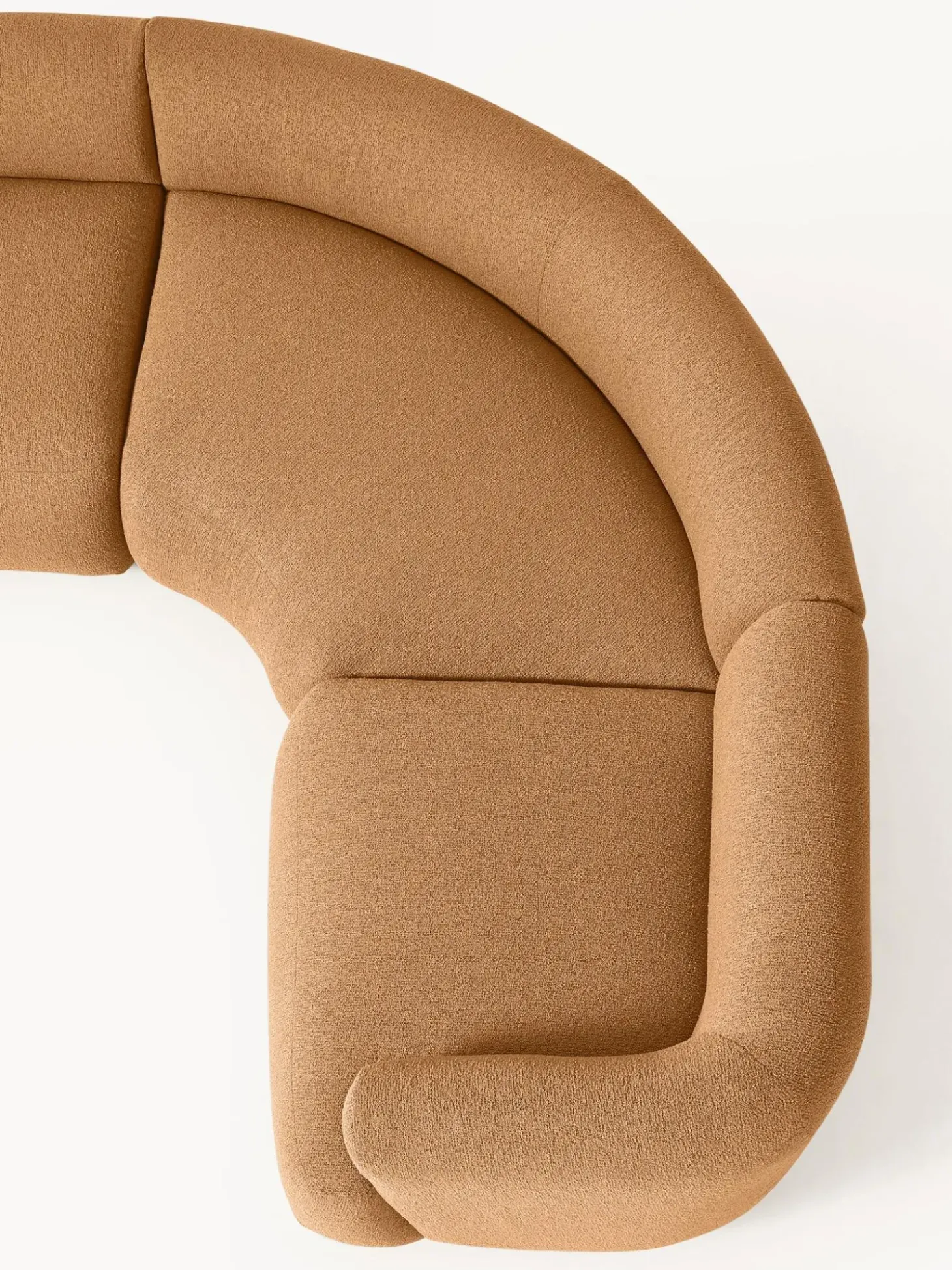 Sofa Rinconera Modular Grande En Tejido Boucle Sofia