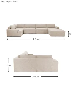 Sofa Rinconera Modular Russell, Desenfundable