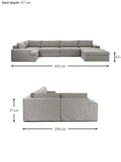 Sofa Rinconera Modular Russell, Desenfundable