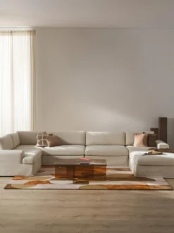 Sofa Rinconera Modular Russell, Desenfundable