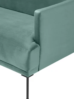 Sofa Rinconera Pequeno De Terciopelo Fluente