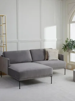 Sofa Rinconera Pequeno De Terciopelo Fluente