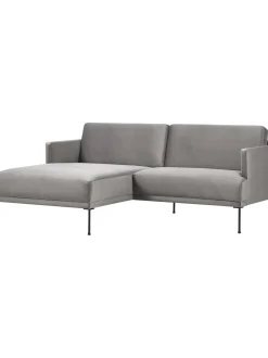 Sofa Rinconera Pequeno De Terciopelo Fluente