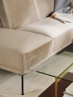 Sofa Rinconero De Terciopelo Fluente
