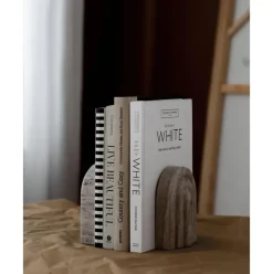 Sujetalibros De Marmol Malie, 2 Uds.