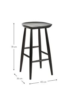 Taburete Alto De Madera De Mango Nino