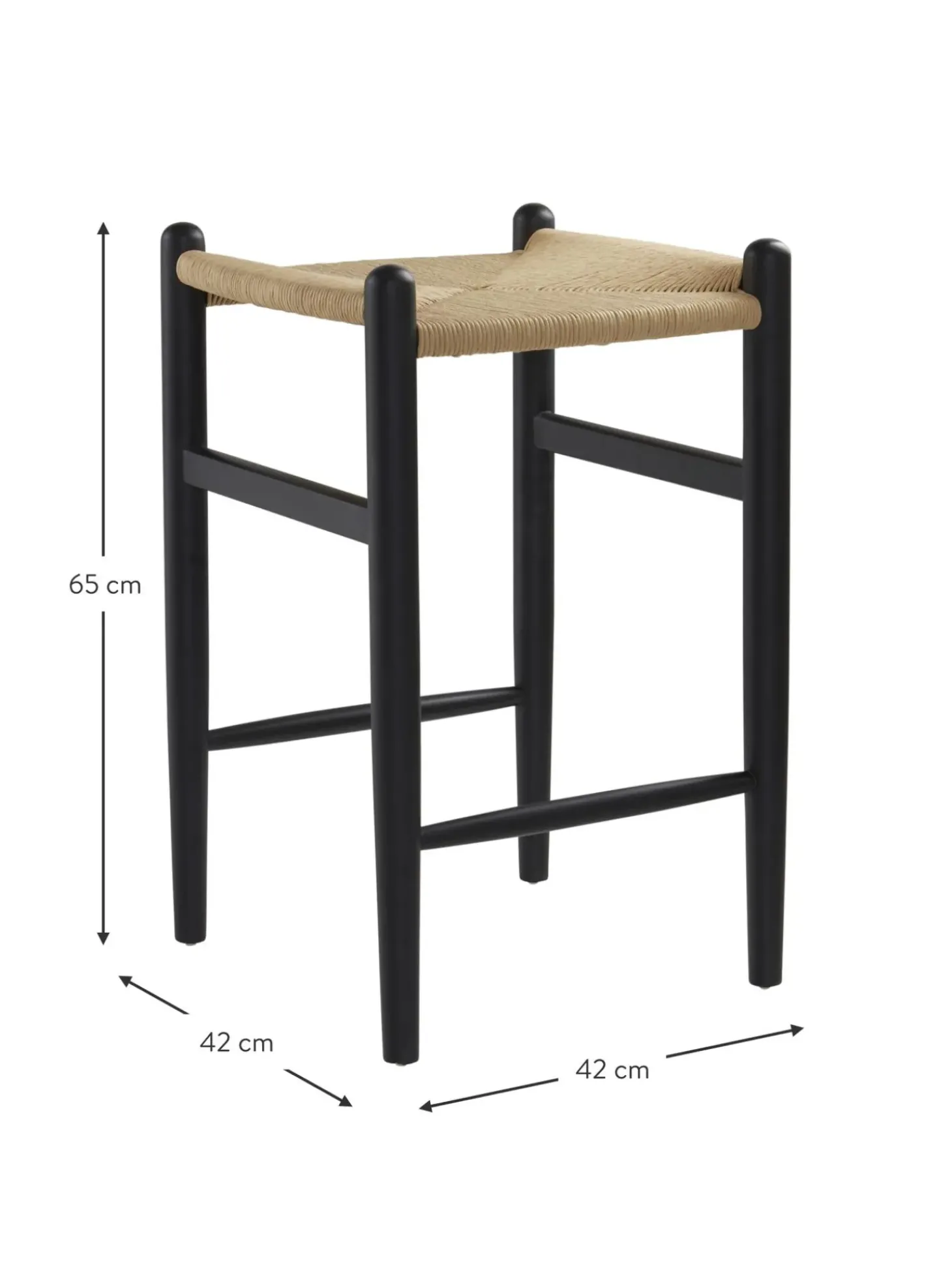 Taburete Alto De Madera De Abedul Nattavaara