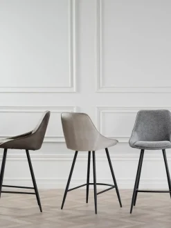 Taburete Alto De Terciopelo Sierra